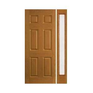  Exterior Door: Fiberglass Six Panel with 1 Sidelite: Home 