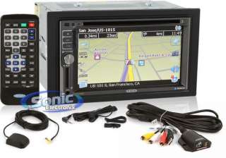   VM9424BT Double DIN In Dash Monitor w/ GPS Navigation and DVD Player