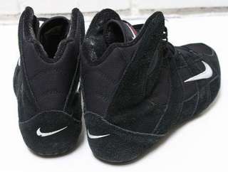 Black Vtg Speedsweep III Inflict Nike Wrestling Shoes Boot Size 10 