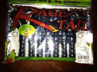 Strike King Rage Tail Rage Craw Black Blue Flake 051034192636  