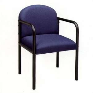  Sheffield Series Round Back Guest Chair (4 post) Casters 