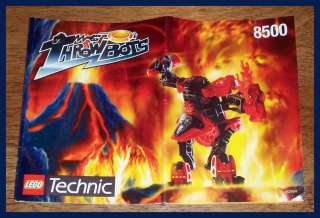 LEGO Technic ThrowBots Torch/Fire Red Black SLIZER Instruction MANUAL 