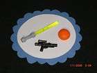 Lego Star Wars Mini Figure Weapons: Gun w/ Scope & Yellow Light Sabre