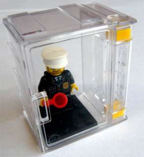 LEGO MINIFIGURE DISPLAY BOX CASE with a flip door Transparent and 