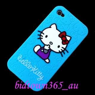   Hello Kitty Soft Gel Silicone Case Cover Skin Pouch Light Blue  
