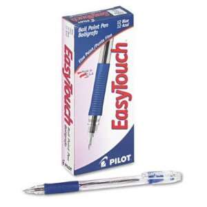  EasyTouch Ballpoint Pen   Clear Barrel, Blue Ink, Fine Pt 