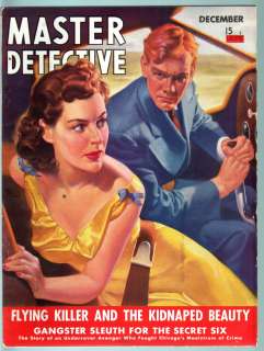 MASTER DETECTIVE DEC 1940 FN GREAT SPICY COVER PULP TRUE CRIME 