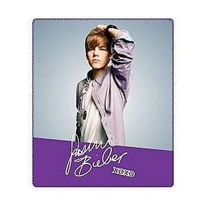 Justin Bieber JB Signature XOXO Fleece Throw Blanket 50 x 60 