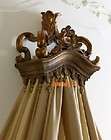 ANTIQUE GOLD Horchow MAJESTIC BED CROWN Teardrop Tassel