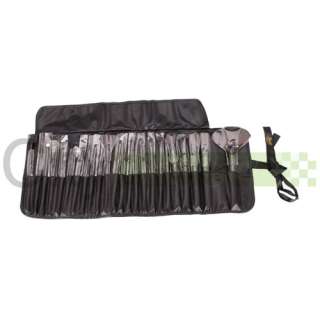 24Pcs Beauty Cosmetic Makeup Brushes Set Kit with Black Case  