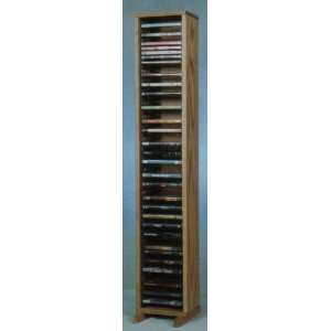  : Wood Shed Solid Oak 52 inch Tall DVD Rack 110 4DVD: Home & Kitchen