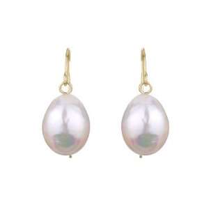  Honora Baroque White Pearl Earrings Jewelry