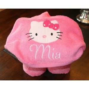  Girls Hello Kitty Hooded Towel Baby