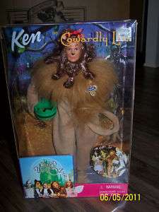 Wizard of Oz Ken Cowardly Lion Barbie Doll Mattel RARE  