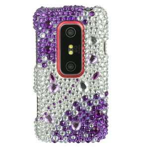   RHINESTONE BLING DESIGN PURPLE SILVER SNAP ON CASE COVER Everything