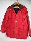 MARLBORO JACKET RED WITH LEATHER TRIM SIZE MENS SMALL