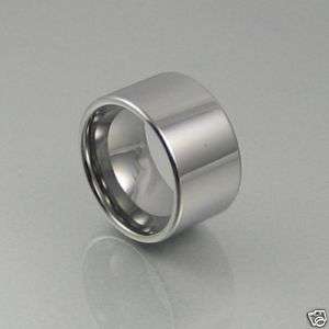 12MM TUNGSTEN CARBIDE MENS RING WEDDING BAND SIZE 7 13  