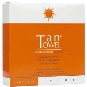  Tantowel Self Tanning Towlettes, Full Body Application, 5 