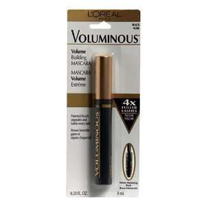  Loreal Voluminous Volume Building Mascara, Black   .28 Fl 