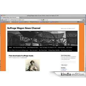    Suffrage Wagon News Channel Kindle Store Marguerite Kearns