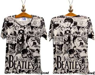 The Beatles 70s Retro Comic Rare VTG Rock T Shirt S/M  