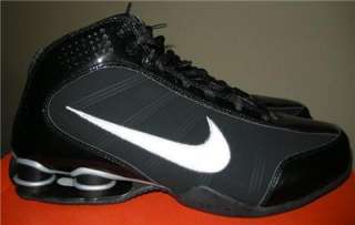 Nike WMS Shox Vision Black/Silver/White Shoes Size 8/Euro 39  
