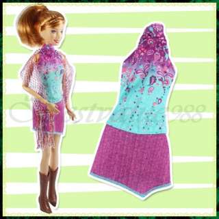 30 Items Barbie Party Dresses Clothes Shoes Hanger Bags Accessorie Set 