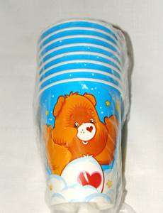 NEW ~CARE BEARS~ 8 CUPS PARTY SUPPLIES  