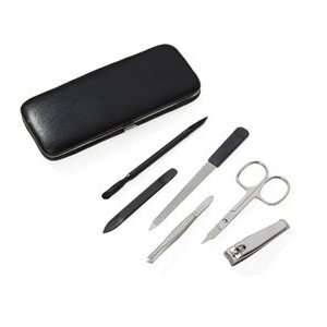  6 piece Manicure set in Black case. Made in Germany 