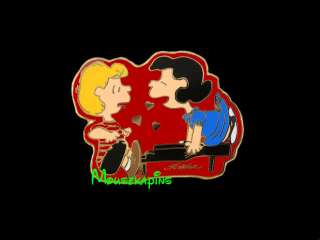 Peanuts LUCY in Love with Piano Player SCHROEDER Pin  
