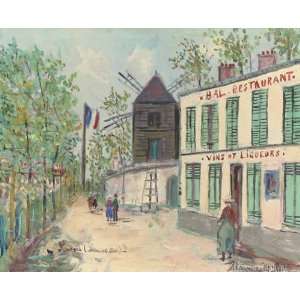  Hand Made Oil Reproduction   Maurice Utrillo   24 x 20 