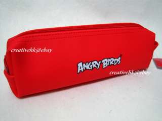 Angry Birds Red Cosmetic Pencil Case Pouch Bag Charm NEW  