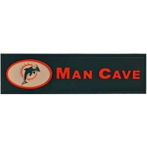   : Fan Creations Miami Dolphins Man Cave Room Sign: Sports & Outdoors