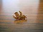   Gold Tone Angel Christian Religious Easter Lapel Hat Pin Tie Tac Tack