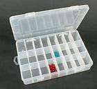 1pc Box Plastic Bead Jewelry Makeup With 24 Containers