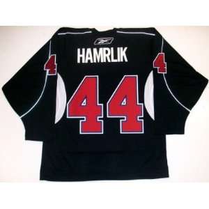   Roman Hamrlik Montreal Canadiens Black Rbk Jersey