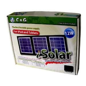  Portable 12W Solar Charger Battery Kit: Automotive