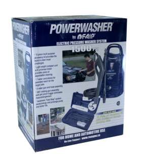   1500 PSI 1.5 GPM Electric Pressure Power Washer System + Kit  