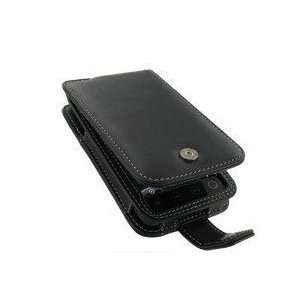  Navitech Black Leather Flip Case For The HTC Desire Z 