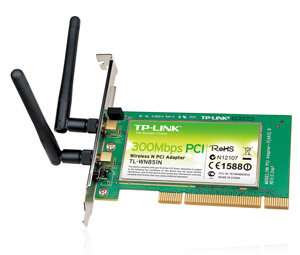    TP Link TL WN851N 300Mbps Wireless N PCI Adapter Electronics