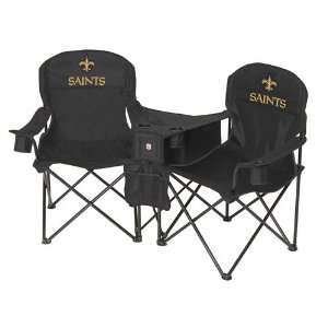   Saints NFL Deluxe Folding Conversation Arm Chair by Northpole Ltd