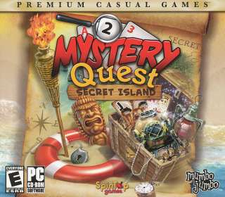 MYSTERY QUEST SECRET ISLAND Puzzle Mystery PC Game NEW 811930106140 