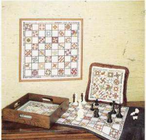 Quilt Checker or Chess Board Cross Stitch Quilt Blocks  