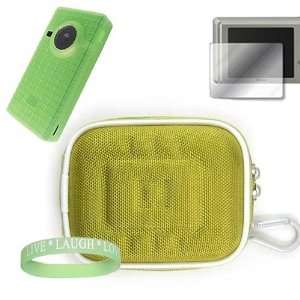  Flip Mino / Flip Mino HD Nylon Green Carrying Case (Old 