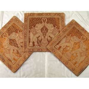   Elephant Asian Sari Cushions Decorative Pillow Cases