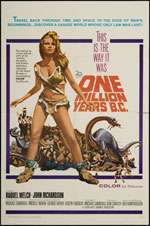 One Million Years B.C. 1966 Original U.S. One Sheet Movie Poster 