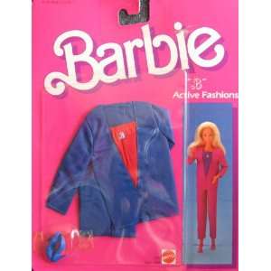  Barbie B Active Fashions   Blue Pant Suit & More (1985 