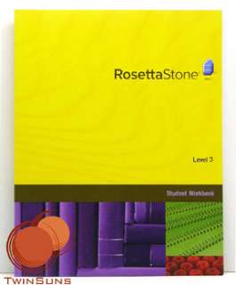rosetta stone latin american spanish level 3 workbook