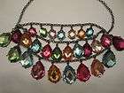 Joan Rivers 3 Row Faceted Drops 16