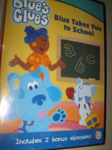 BLUES CLUES BLUE TAKES YOU TO SCHOOL ORIG DVD REG 0  